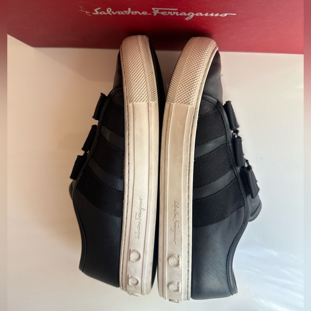 Salvatore Ferragamo Nataly sneakers 8C nero calf - Picture 5 of 7